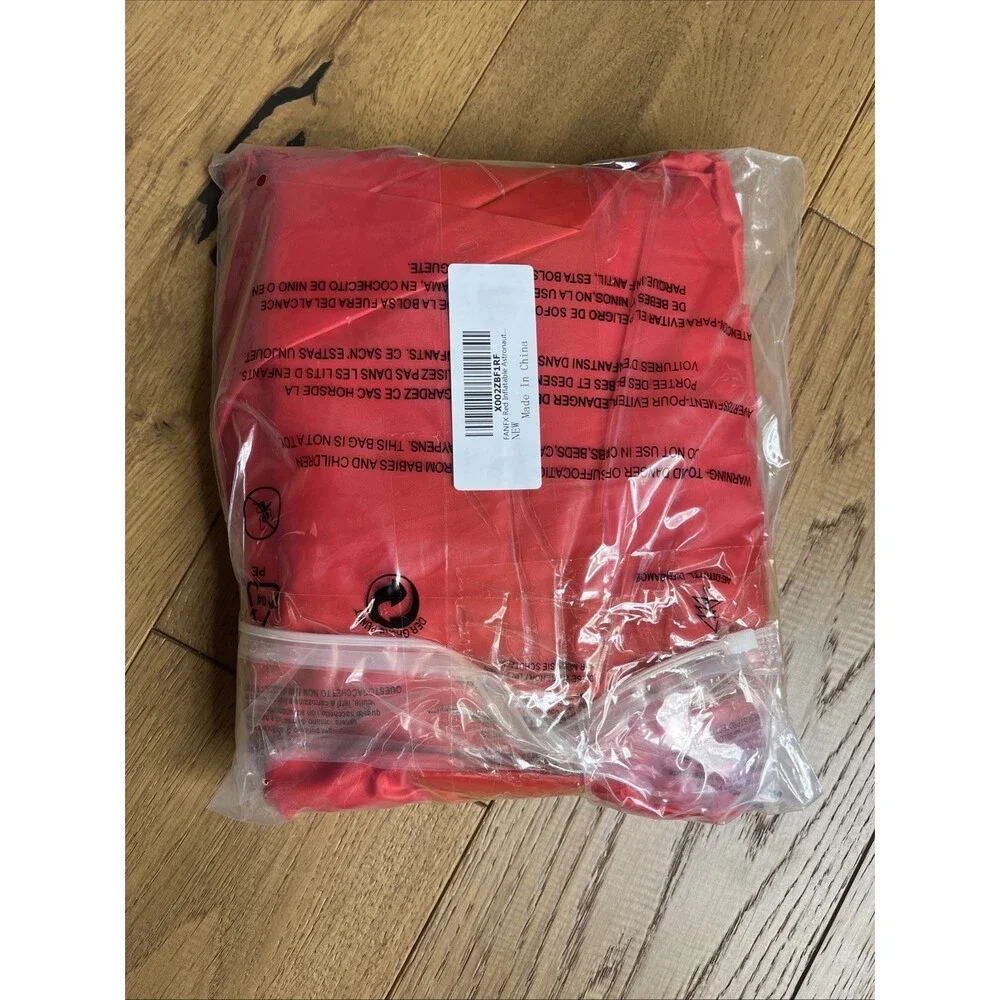 Among Us Red Imposter Inflatable Astronaut Gamer Costume Youth One Size Fanfx